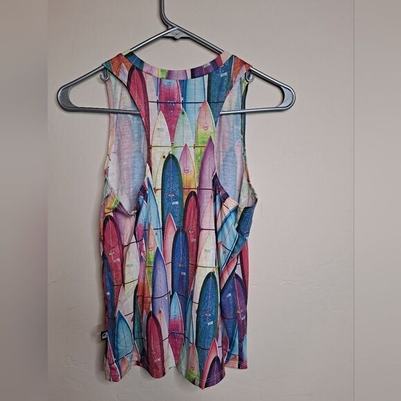 Terez | Surf’s Up Surfboard Print Tank Top XL - Picture 4 of 4